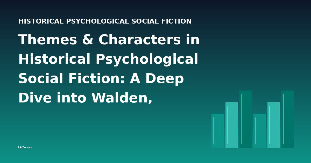 Themes & Characters in Historical Psychological Social Fiction: A Deep Dive into Walden, Pepys, and More