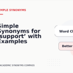 Simple Synonyms for ‘support’ with Examples