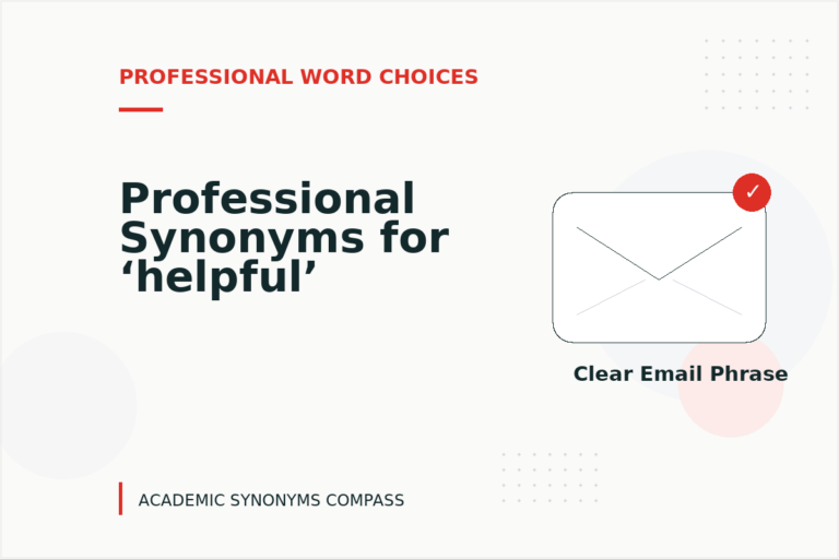 Professional Synonyms for ‘helpful’ Professional Synonyms for ‘helpful’