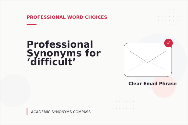 Professional Synonyms for ‘difficult’ Professional Synonyms for ‘difficult’