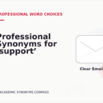 Professional Synonyms for ‘support’