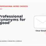 Professional Synonyms for ‘good’