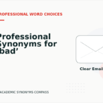 Professional Synonyms for ‘bad’