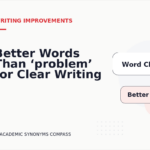 Better Words Than ‘problem’ for Clear Writing