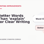Better Words Than ‘explain’ for Clear Writing