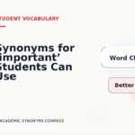 Synonyms for ‘important’ Students Can Use
