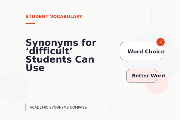 Synonyms for ‘difficult’ Students Can Use Synonyms for ‘difficult’ Students Can Use