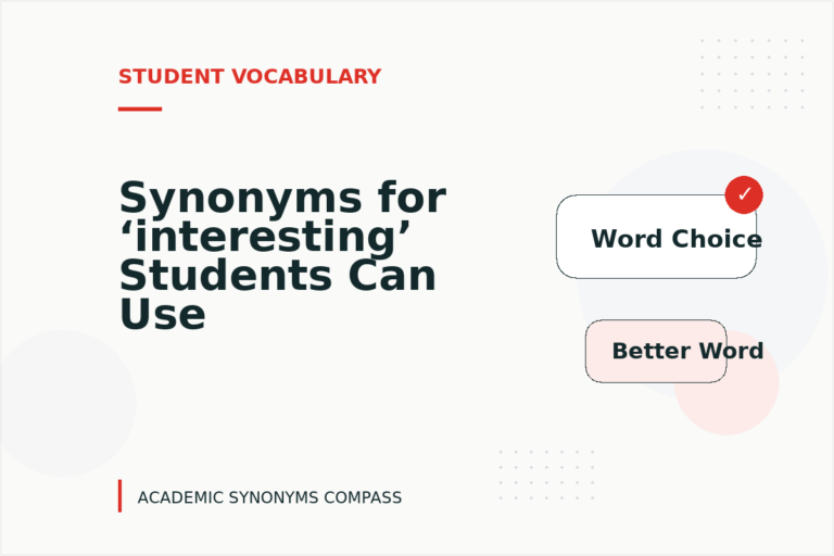 Synonyms for ‘interesting’ Students Can Use Synonyms for ‘interesting’ Students Can Use