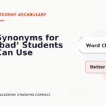 Synonyms for ‘bad’ Students Can Use