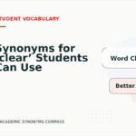 Synonyms for ‘clear’ Students Can Use